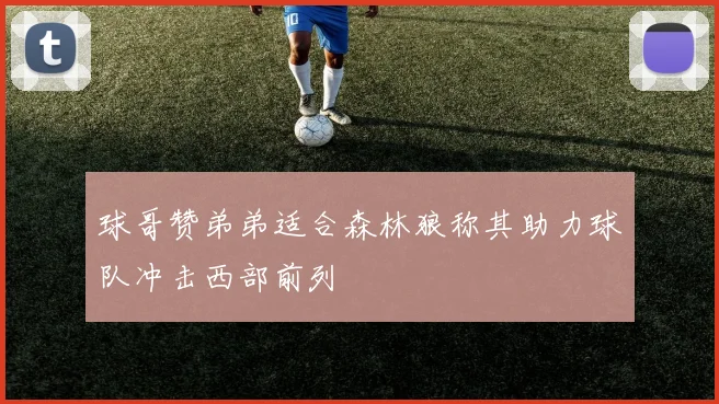 球哥赞弟弟适合森林狼称其助力球队冲击西部前列